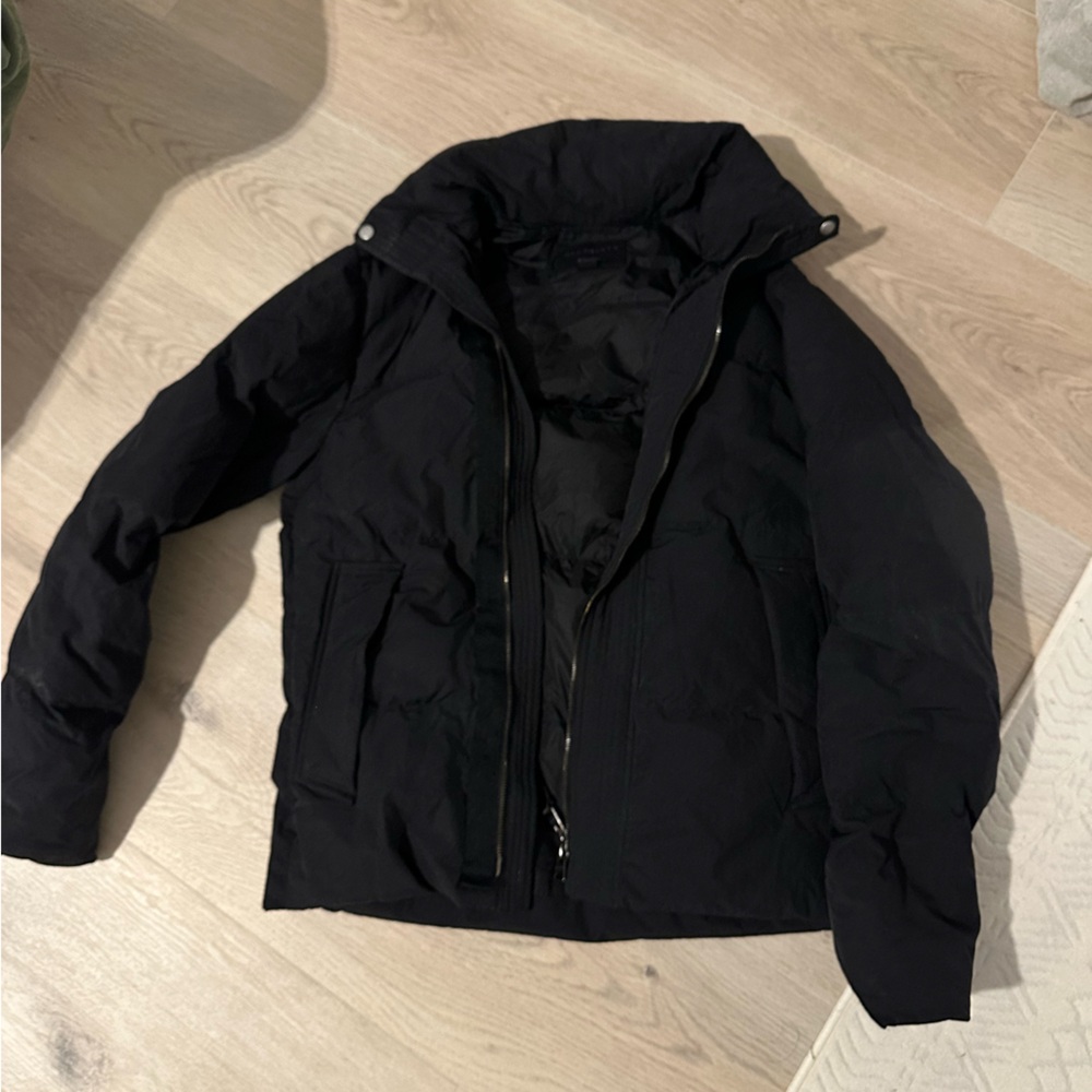 All Saints Black Puffer Jacket